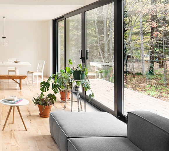 维盾（WEIDUN） 维盾露台门阳台门提升户外推拉门室外庭院门大玻璃推拉门 玫瑰红色 型材单价/平米