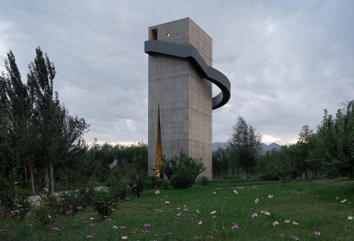 贺兰山下 美贺之塔,银川 / 建筑