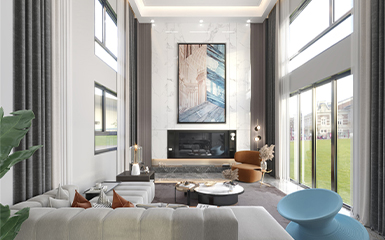 中金海棠 现代轻奢，上海/室内