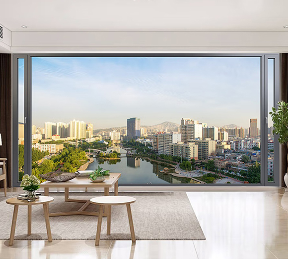 帕斯沃 防盗通风窗户断桥铝隔音窗落地窗封阳台窗铝合金系统门窗定制 防盗通风窗 整窗固定每平米