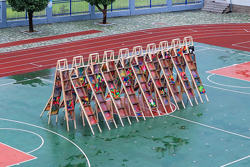 嗨梯 – 2018留守儿童空间装置建造营，湖北 / 其他