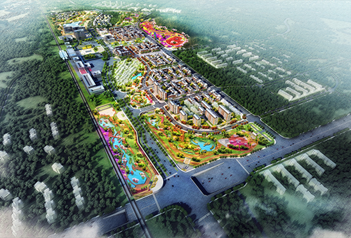 吉水县高铁新区生态小镇景观及道路规划设计项目，吉安/景观