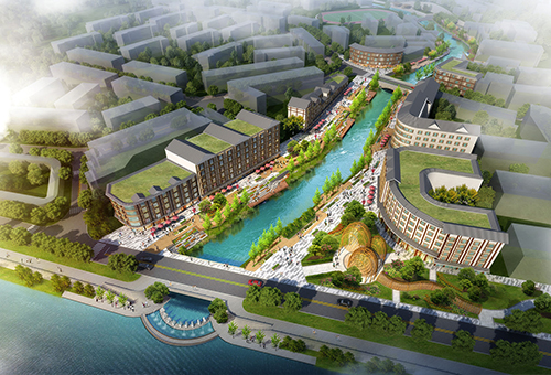 淯江河（碧玉溪）综合治理项目，宜宾/景观