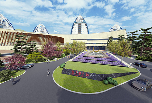 望岳迎宾馆室外景观设计，泰安/景观