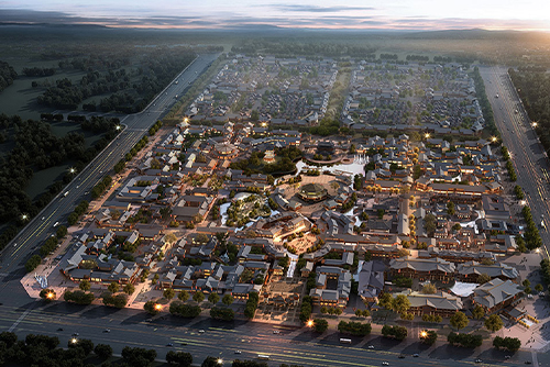 云台山古镇商街，焦作/规划