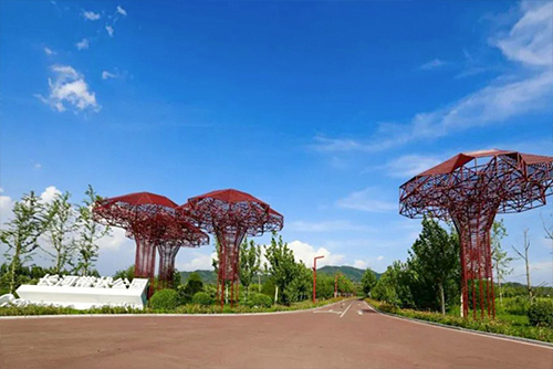 迁西长河带状公园，唐山/景观