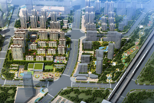 卓正地产上东区东地，保定/规划