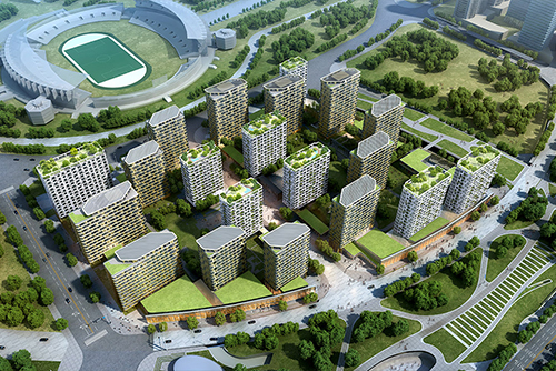 北京冬奥村人才公租房，北京/规划