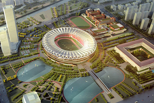 日照奎山体育中心体育场结构顾问咨询,日照/建筑