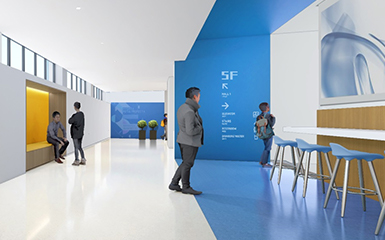 燕京理工学院传媒学院改造设计方案，北京/室内