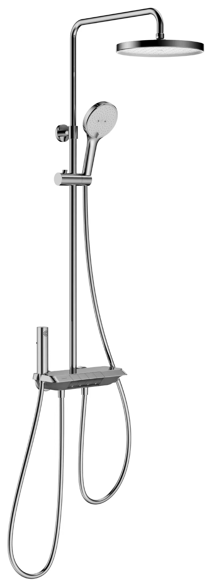 自动除垢钢琴键淋浴器36656-536/1B-1