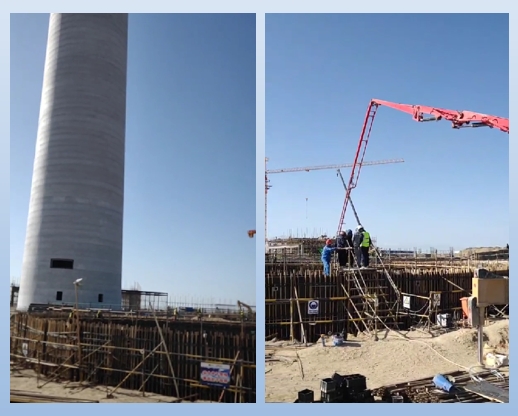 金塔中光太阳能10万千瓦光热+60万千瓦光伏储能罐耐热混凝土