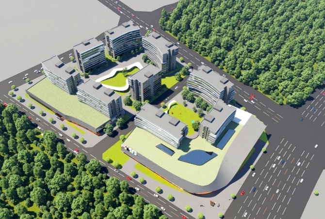 壹品兴创元创大都会外墙保温涂料工程，北京/住宅