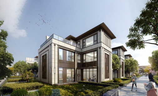 路劲御合院项目,北京/外墙