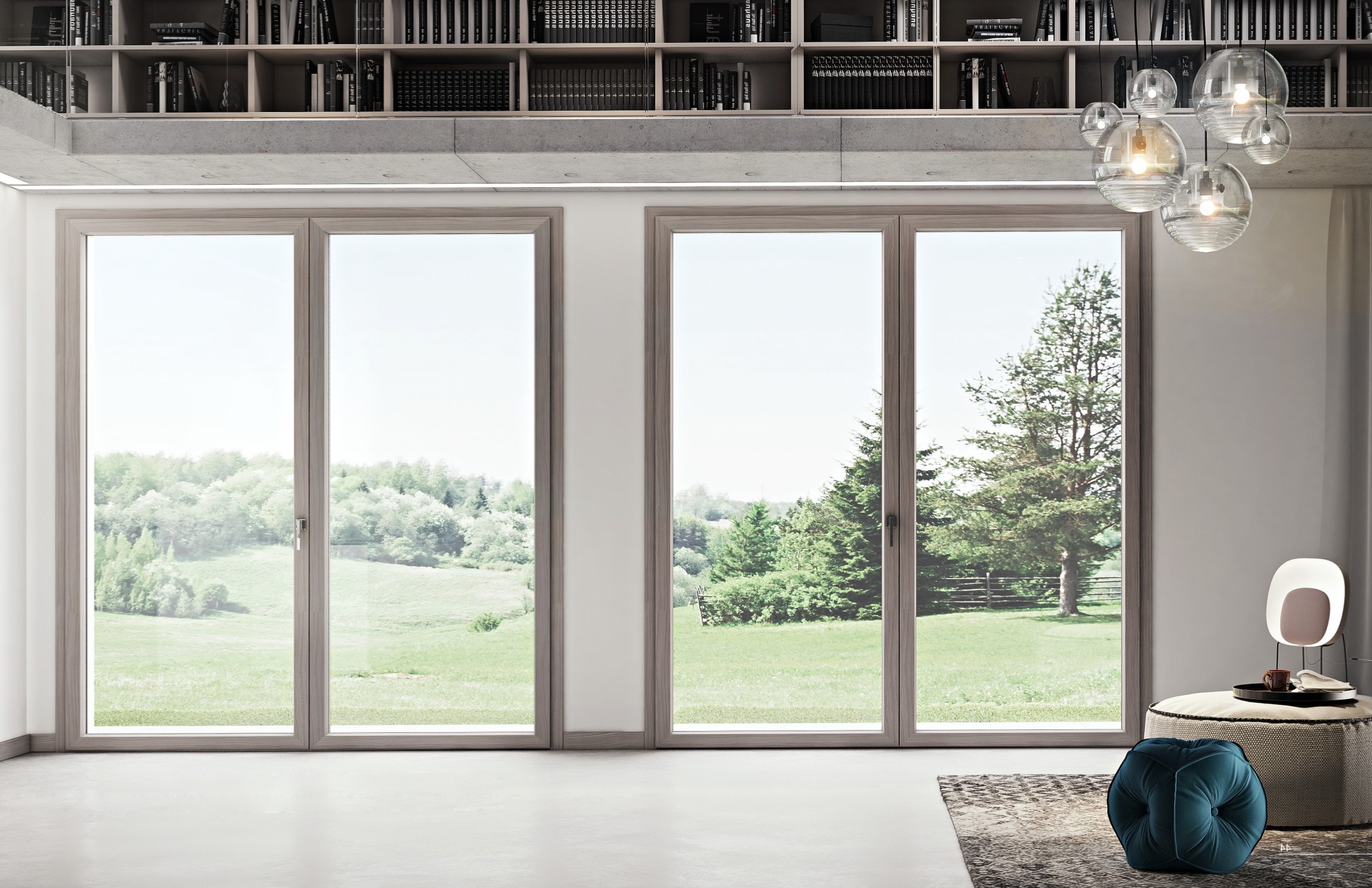 铝合金移门类-地弹门