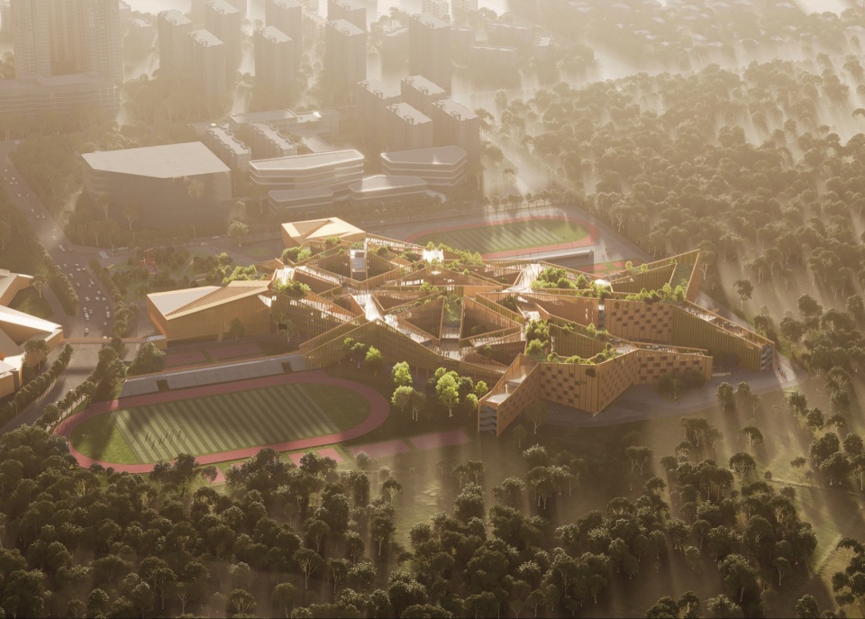 海口市长天中学概念方案 / 熊星XING DESIGN