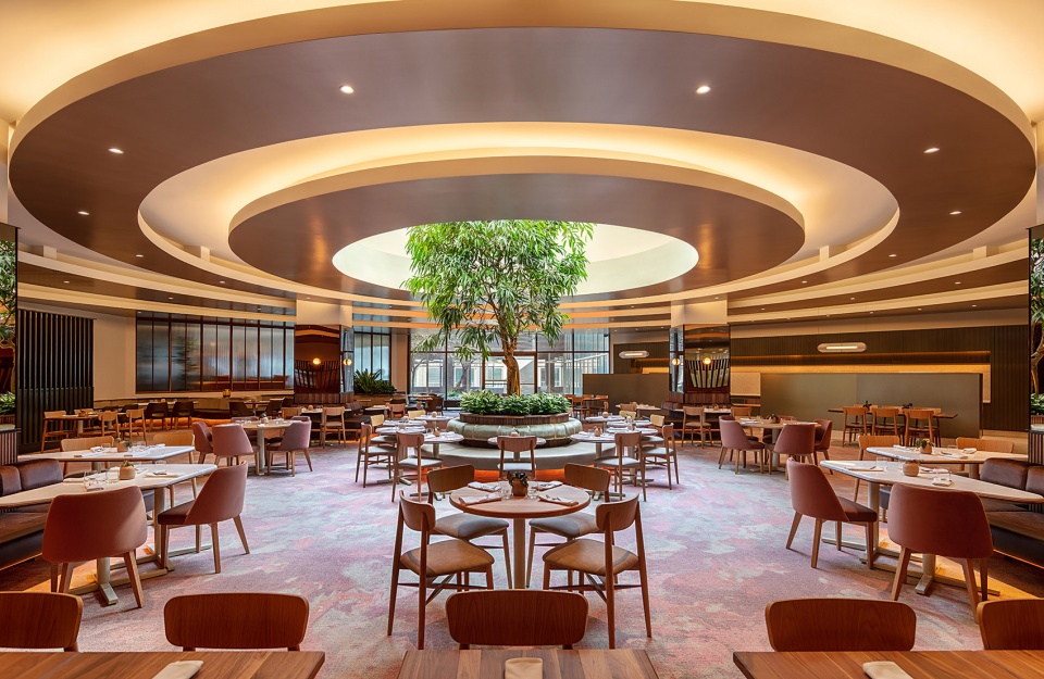 希尔顿逸林酒店用餐区，蒙特利尔 / Atelier Zébulon Perron