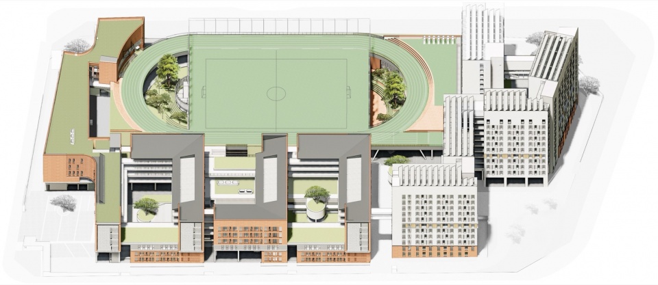 深圳福海中学 / 王维仁建筑设计研究室