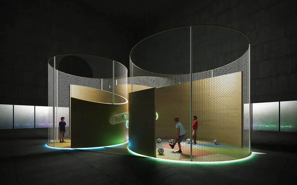 The Playmaker装置，英国 / Stefano Boeri Architetti