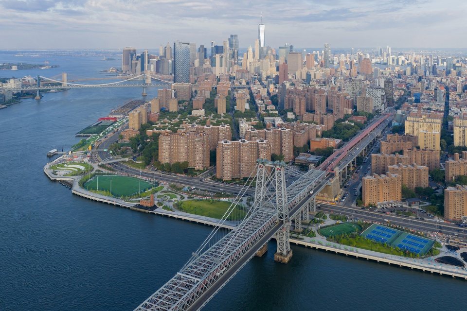 曼哈顿东岸海岸防洪建设项目，纽约 / BIG