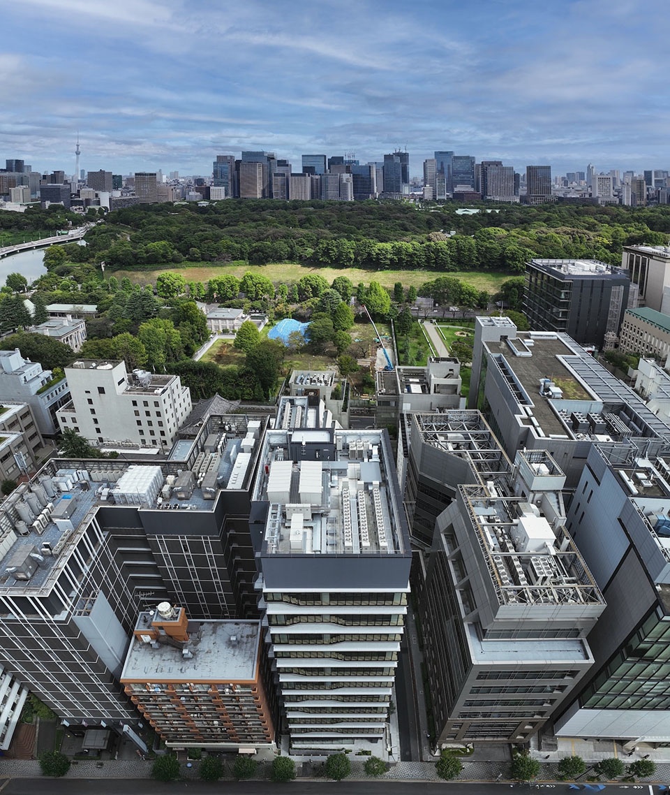 千代田区一番町新“叠石”办公楼，日本 / Mitsubishi Jisho Design Inc.