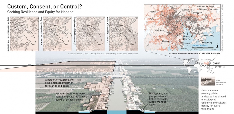 探寻南沙景观的韧性与公平城镇化之路，广州 / 华南农业大学 + 区域演化工作室
