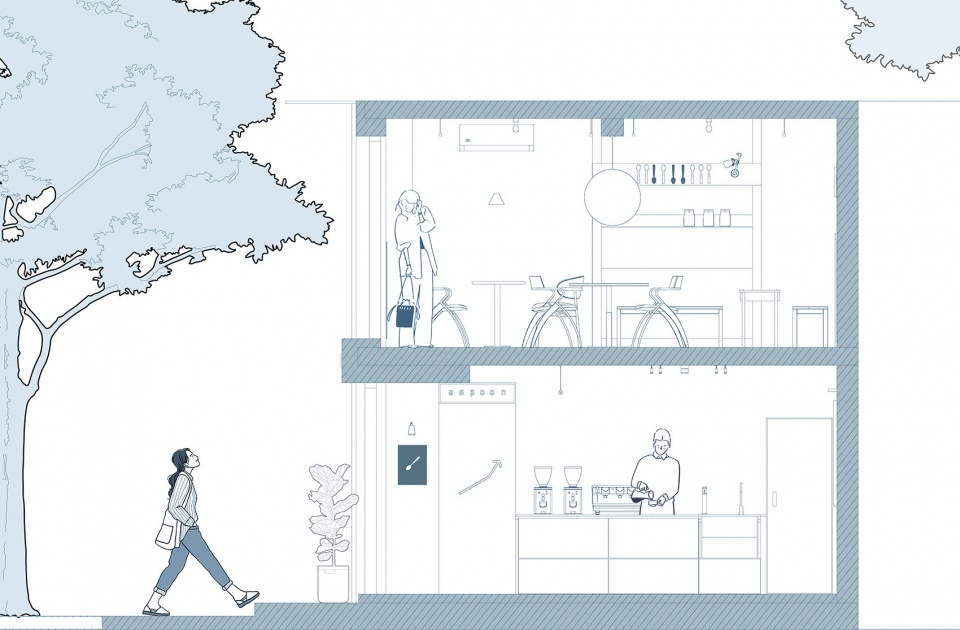 一勺咖啡，浙江台州 / 植入设计