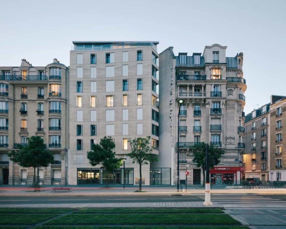 Poniatowski大道105号 &12套社会住房 + 1套商业用房，巴黎 / MARS Architectes