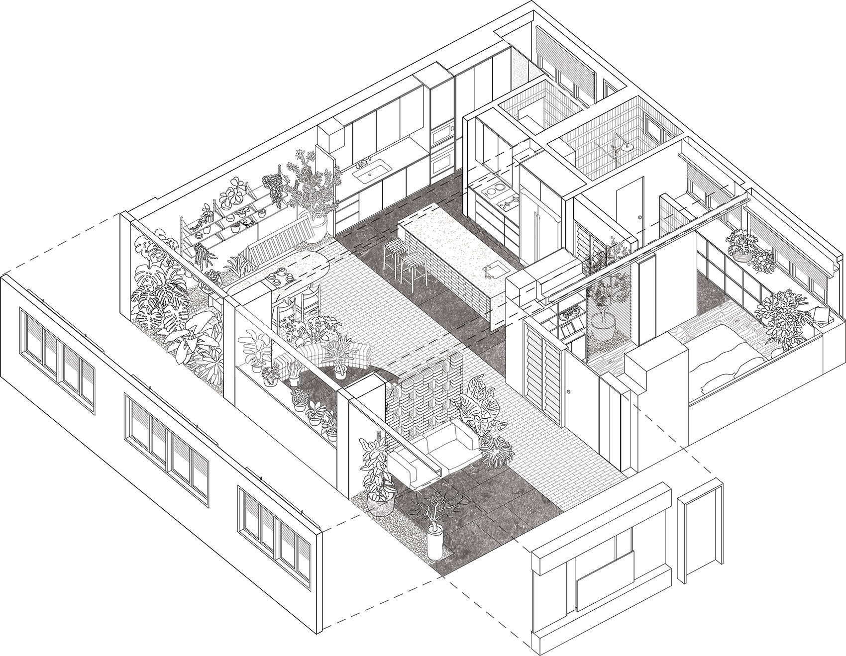 公园里的家，新加坡 / L Architects