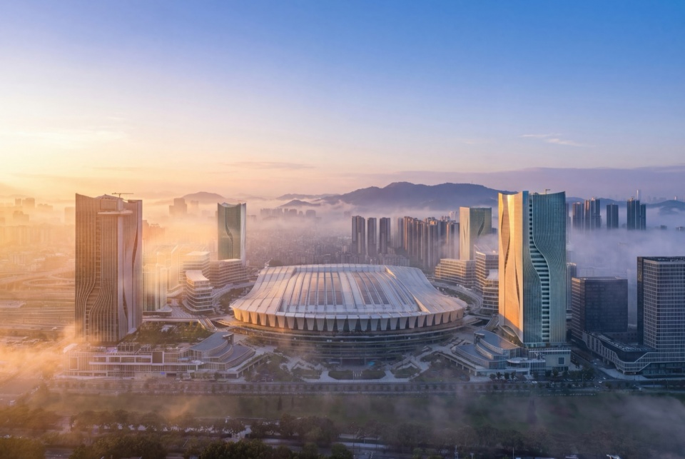 广州白云站TOD上盖建筑群 / 华工设计院 + 广州地铁院