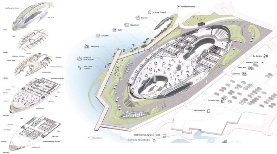 鲸跃，冰岛 / Yufeng Tu + Jiayu Zhu + Peixuan Wu